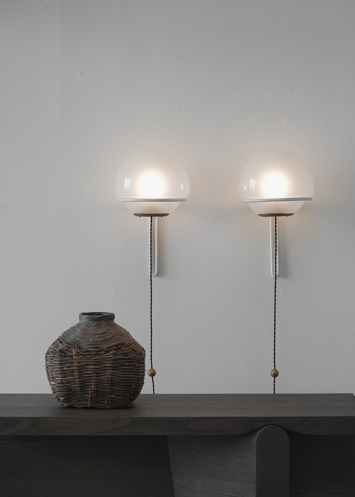 Gino Sarfatti, Basket Wall Lamps