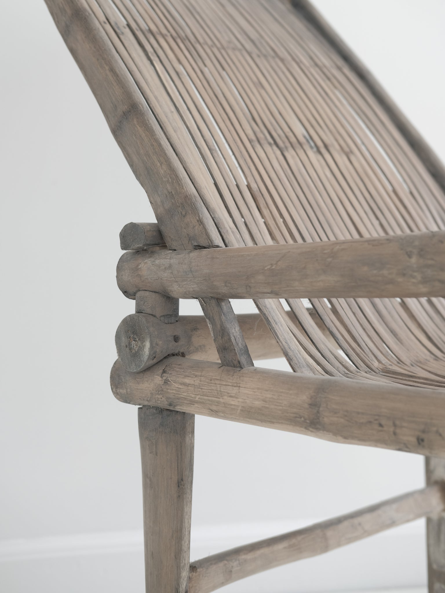 Antique Farmers Bamboo Chair